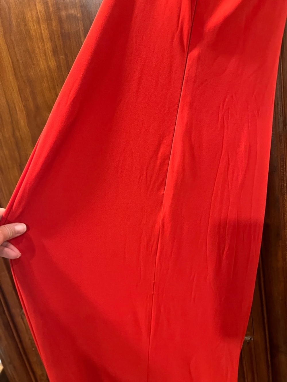 Revolve | Nookie Alba Gown in Cherry Red One-Shoulder Evening Gown - Picture 9 of 11
